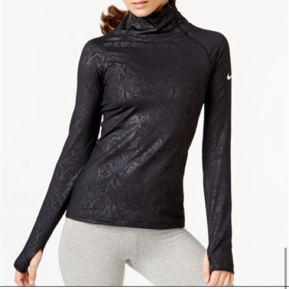 Nike Black Snakeskin Hoodie